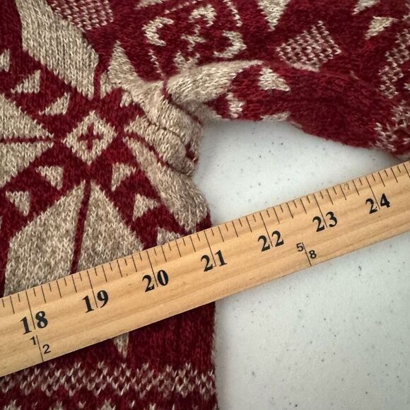 American Eagle Outfitters Men’s 1/4 Button Sweater Size Medium Red Color - Picture 6 of 9